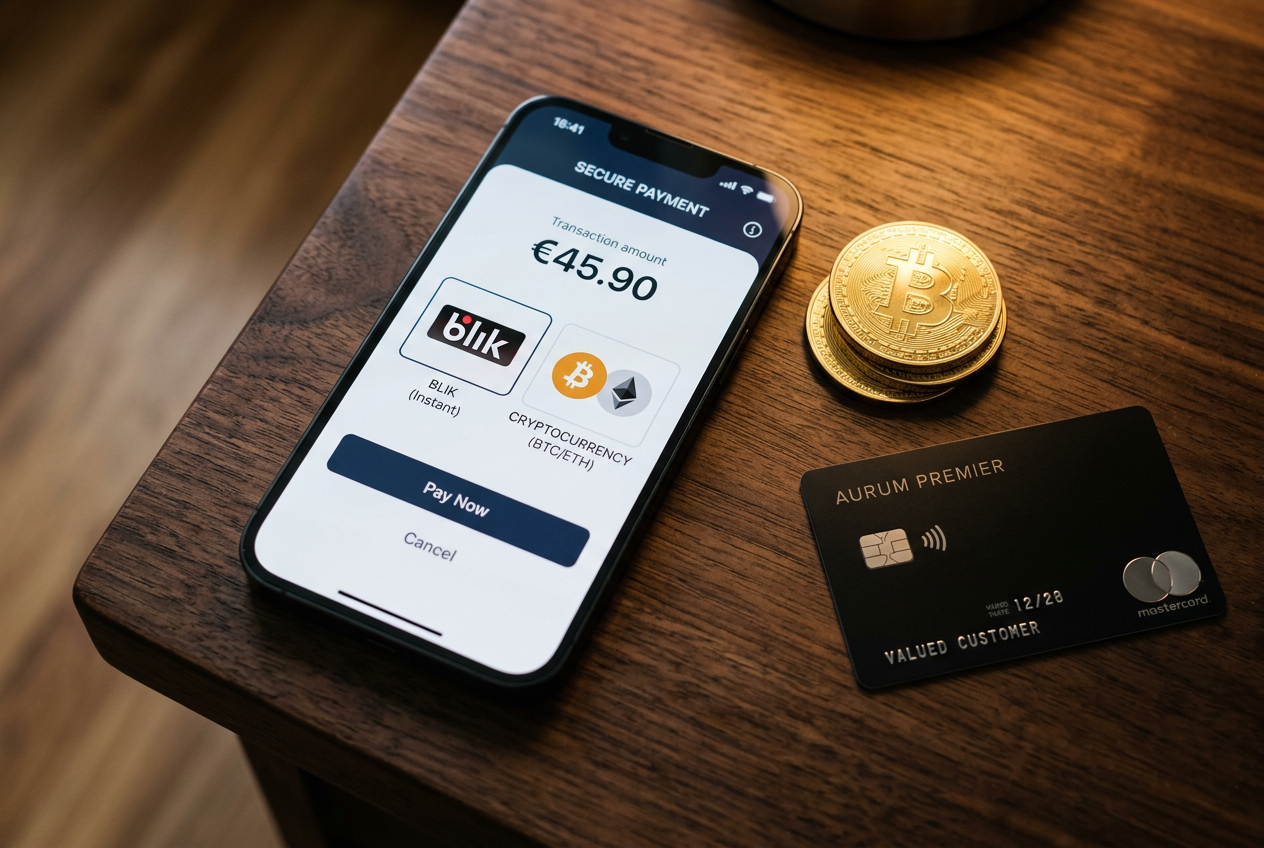 A digital wallet and smartphone representing secure casino payments